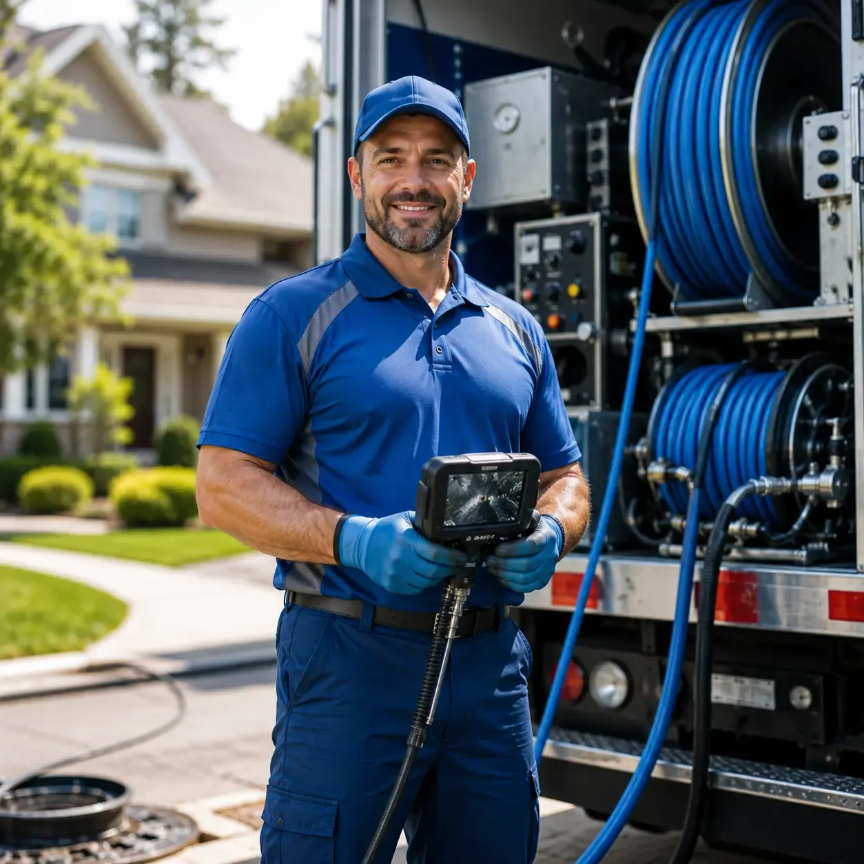 Local outdoor drain cleaning specialists in Bannock, OH
